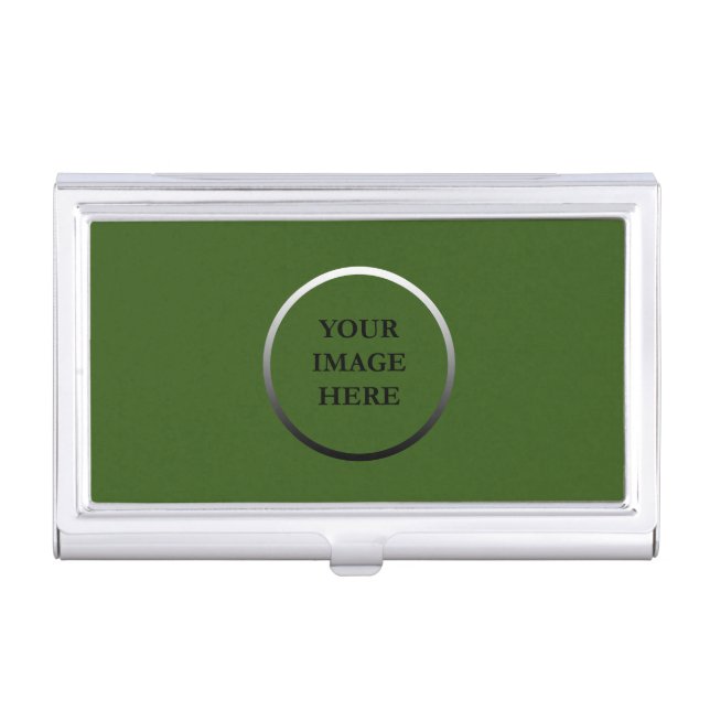Custom Your Image Here Business Card Case (Front)