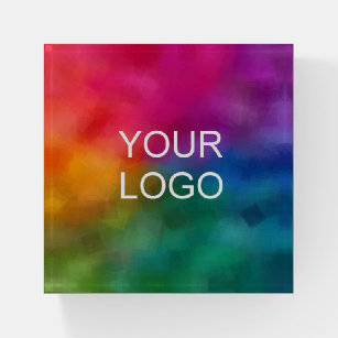 Custom Your Image Photo Business Company Logo Paperweight