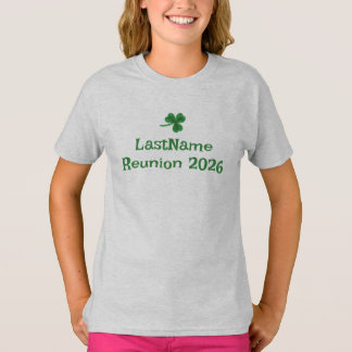 Custom Your Irish Clan Shamrock T-Shirt - kids