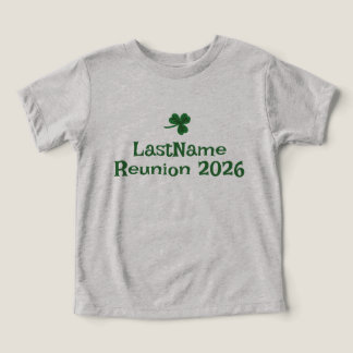 Custom Your Irish Clan Shamrock T-Shirt - kids Toddler T-shirt