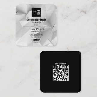 Custom Your Logo and QR Code Business Card