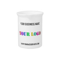 Custom Your Logo and Text Beverage Pitcher Gift