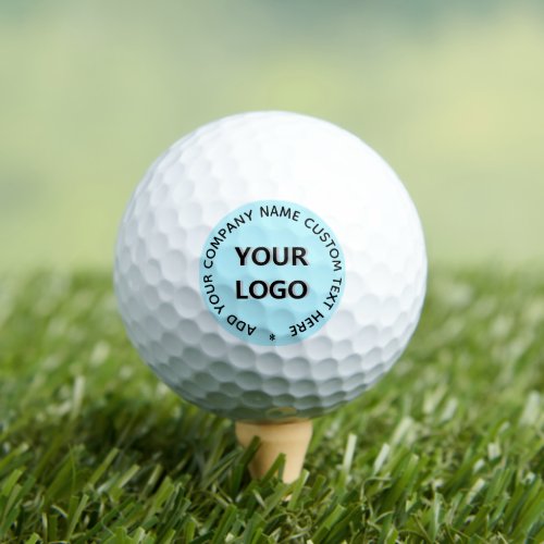 Custom Your Logo and Text Golf Balls Choose Colors
