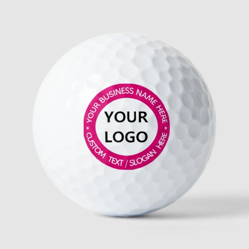 Custom Your Logo and Text Golf Balls _ Your Colors