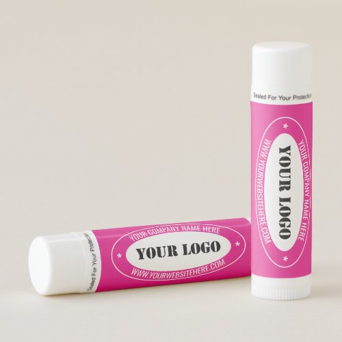 Custom Your Logo and Text Lip Balm _ Choose Colors