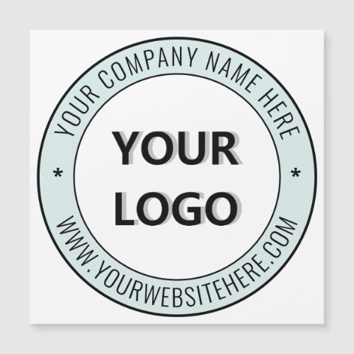 Custom Your Logo and Text Magnetic Business Card