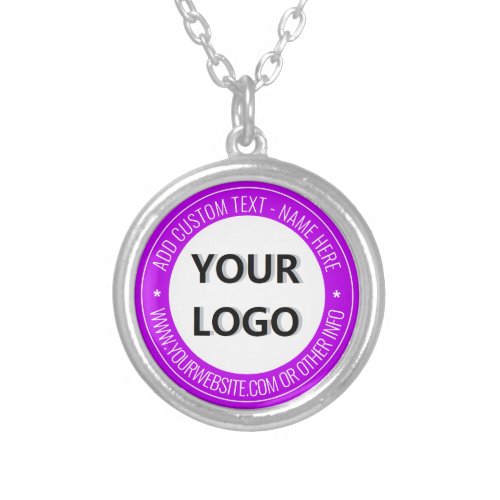 Custom Your Logo and Text Necklace _ Choose Colors