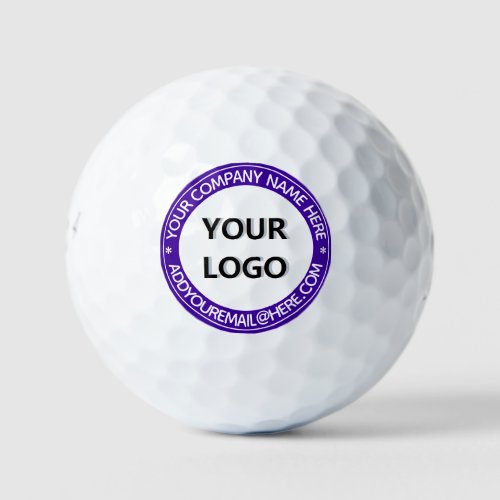 Custom Your Logo and Text Personalized Golf Ball