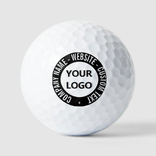 Custom Your Logo and Text Personalized Golf Balls