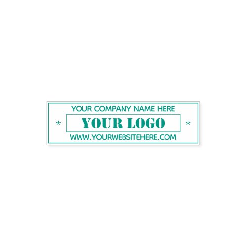 Custom Your Logo and Text Self_Inking Stamp