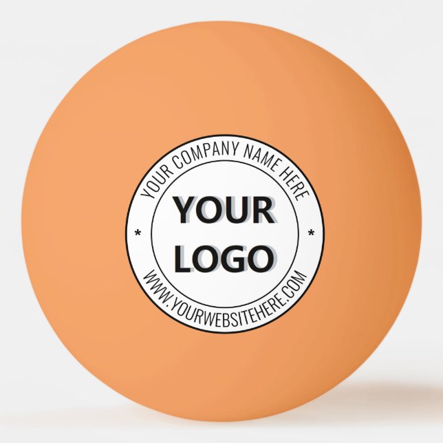 Custom Your Logo and Text Stamp Ping Pong Ball (Front)
