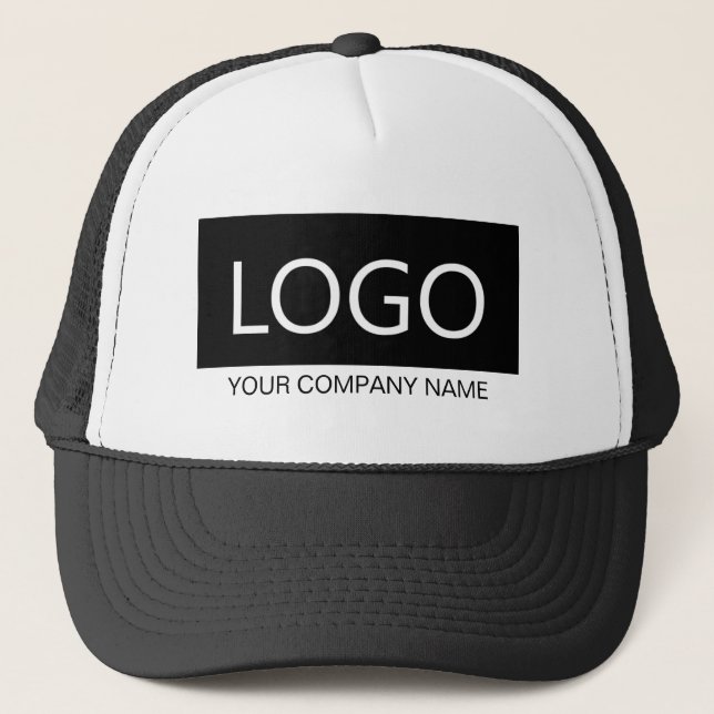 Custom Your Logo Business Employee Staff Company Trucker Hat (Front)