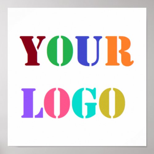 Custom Your Logo Business Promotional Poster