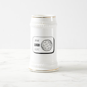 Custom Your Logo Here Beer Glasses, Mugs & Steins