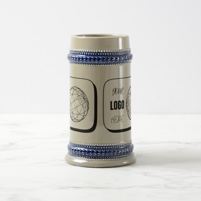 Custom Your Logo Here Beer Glasses, Mugs & Steins (Center)