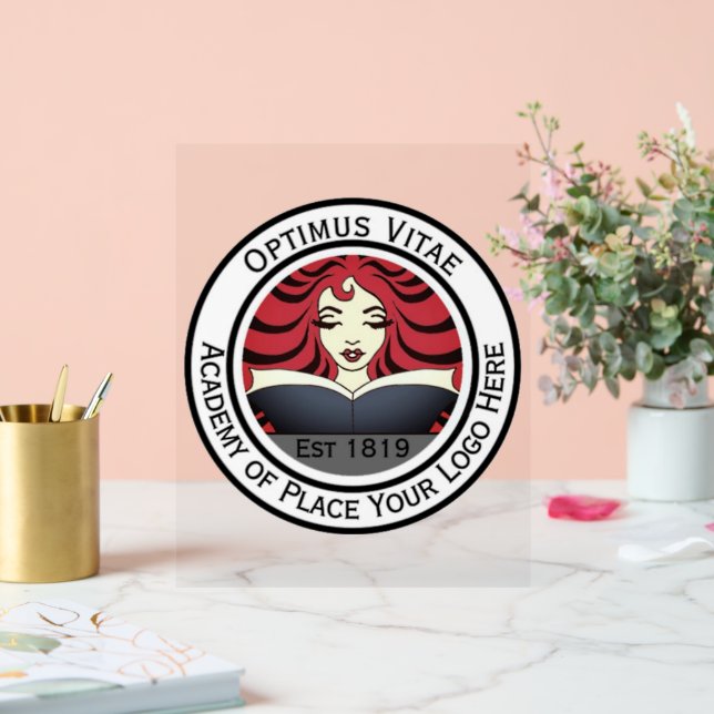 Custom Your Logo Here Image Business Acrylic Sign (Wedding)