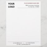 Custom Your Logo Name Address Info Letterhead<br><div class="desc">Custom Colors and Font - Personalized Your Business Letterhead with Logo - Add Your Logo - Image - photo or QR Code / Name - Company / Address / Contact Information / more - Resize and move or remove and add elements / image with Customization tool - Choose font /...</div>