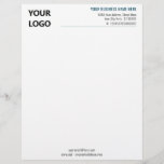 Custom Your Logo Name Address Info Letterhead<br><div class="desc">Custom Colors and Font - Your Business Letterhead with Logo - Add Your Logo - Image / Name - Company / Address - Contact Information/ more - Resize and move or remove and add elements / image with Customization tool. Choose colors / font / size ! Good Luck - Be...</div>