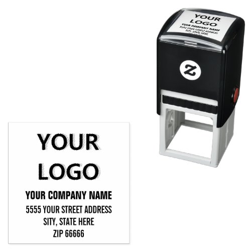 Custom Your Logo Name Address Self_inking Stamp