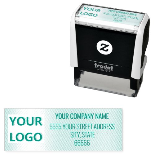 Custom Your Logo Name Address Self_inking Stamp