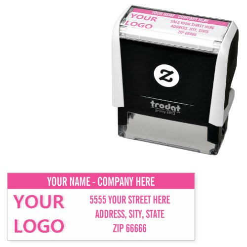 Custom Your Logo Name Return Address Colors Stamp