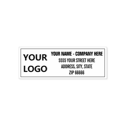 Custom Your Logo Name Return Address Stamp
