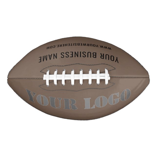 Custom Your Logo Name Text Personalized Football (Front)