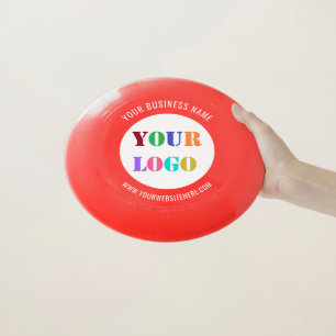 Custom Your Logo Name Website Frisbee Template