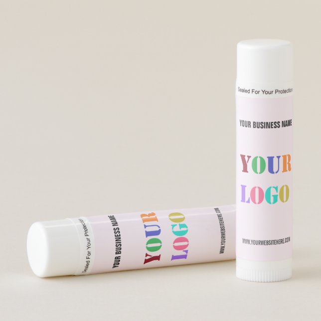 Custom Your Logo Name Website Info Lip Balm Gift (Front)