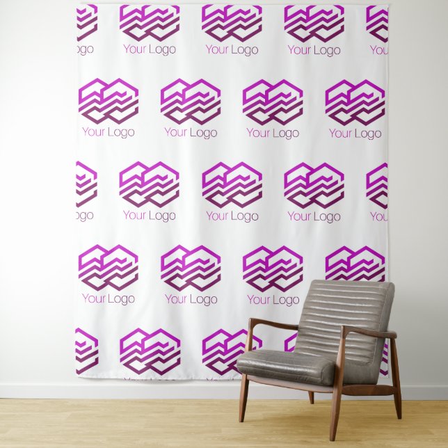 Custom Your Logo or Image Tapestry (In Situ)
