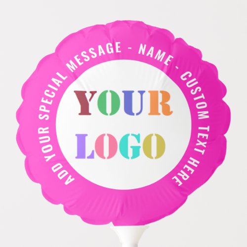 Custom Your Logo or Photo and Text Balloon Gift