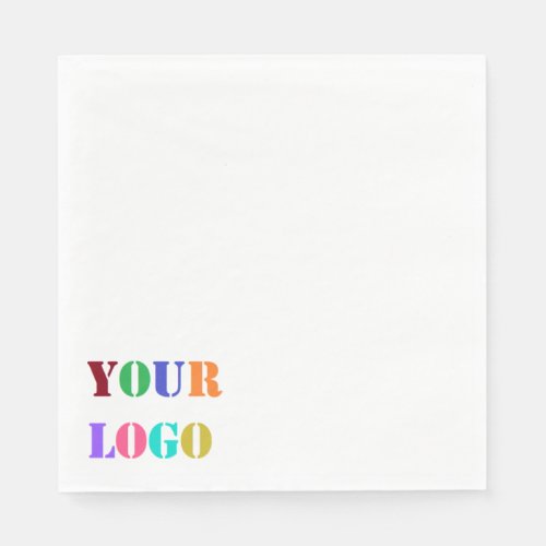 Custom Your Logo or Photo Company Napkins
