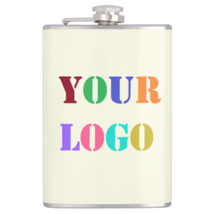Custom Your Logo or Photo Flask - Choose Color