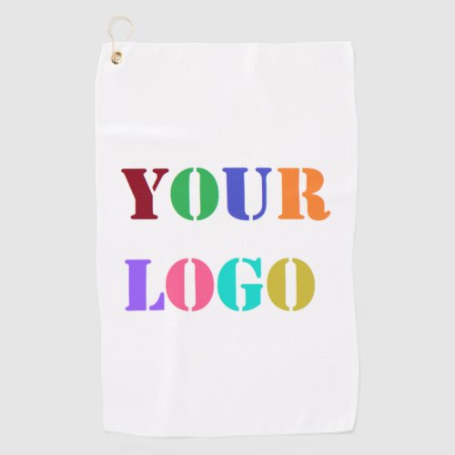 Custom Your Logo or Photo Golf Towel Choose Colors