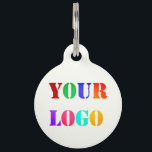 Custom Your Logo or Photo Personalized Pet ID Tag<br><div class="desc">Custom Colors - Your Logo or Photo / QR Code or Text Personalized Pet ID Tags / Gift - Make Unique Your Own Design - Add Your Logo - Image - photo or QR Code / or Text / more - Resize and move or remove and add elements / image...</div>