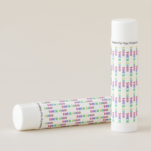 Custom Your Logo Photo Lip Balm Promotional (Front)