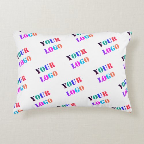 Custom Your Logo Photo Personalized Accent Pillow