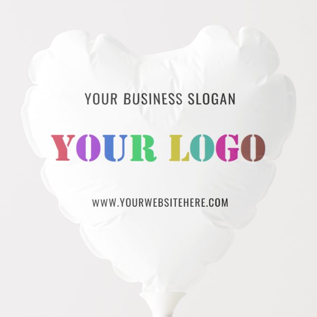 Custom Your Logo Promotional Business Balloon  (Front)