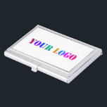 Custom Your Logo Promotional Business Card Case<br><div class="desc">Custom Colors - Personalized Business Card Cases with Your Company Logo or Photo / QR Code or Text Promotional Business Card case Gift - Add Your Logo / Image - or QR Code - Photo / or Text / Information - Resize and move elements with Customization tool. Choose / add...</div>