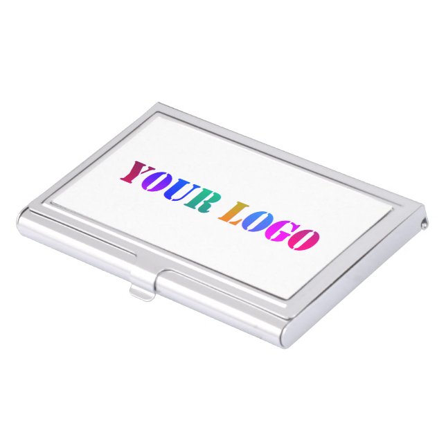 Custom Your Logo Promotional Business Card Case (Front)