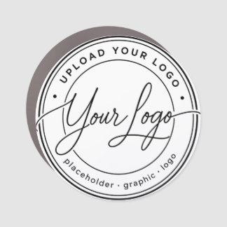 Custom Your Logo Round Business Car Magnet