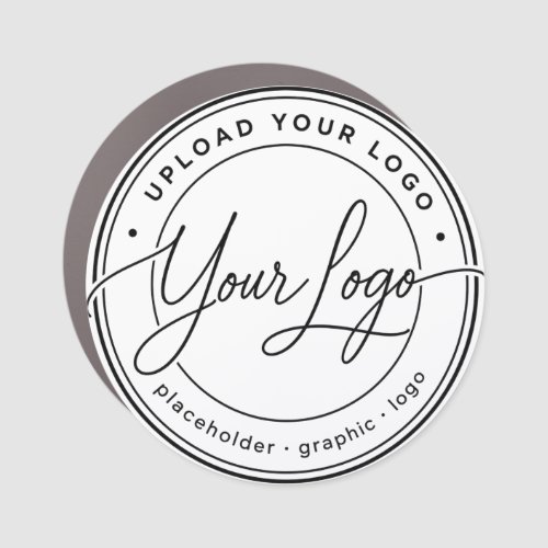Custom Your Logo Round Business Car Magnet