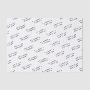 CUSTOM YOUR LOGO STYLISH MODERN ELEGANT CLASSIC TISSUE PAPER