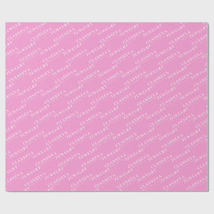 CUSTOM YOUR LOGO STYLISH MODERN ELEGANT CLASSIC W WRAPPING PAPER