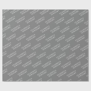 CUSTOM YOUR LOGO STYLISH MODERN ELEGANT CLASSIC  WRAPPING PAPER