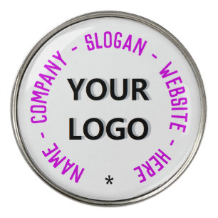 Custom Your Logo Text and Colors Golf Ball Marker