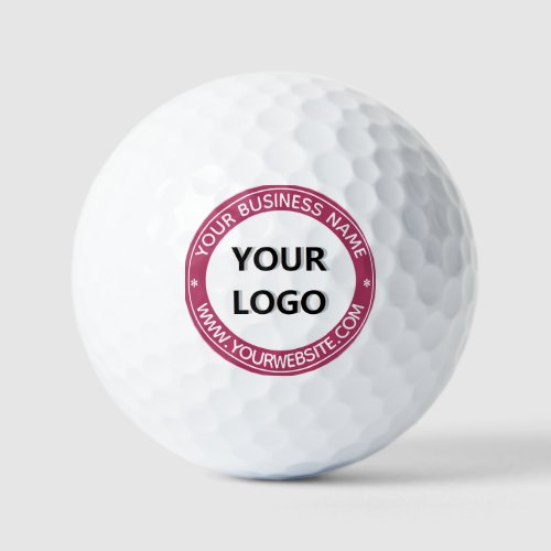 Custom Your Logo Text and Colors Stamps Golf Balls