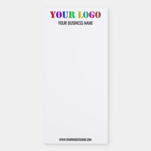 Custom Your Logo Text Business Magnetic Notepad 