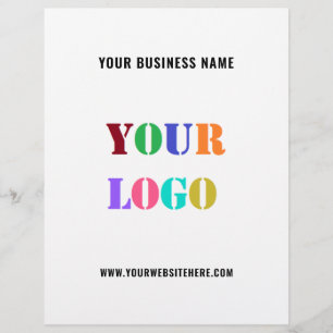 Custom Your Logo Text Business Promotional Flyers