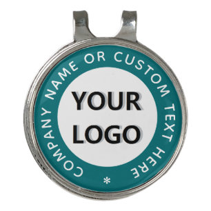 Custom Your Logo Text Golf Hat Clip Ball Marker